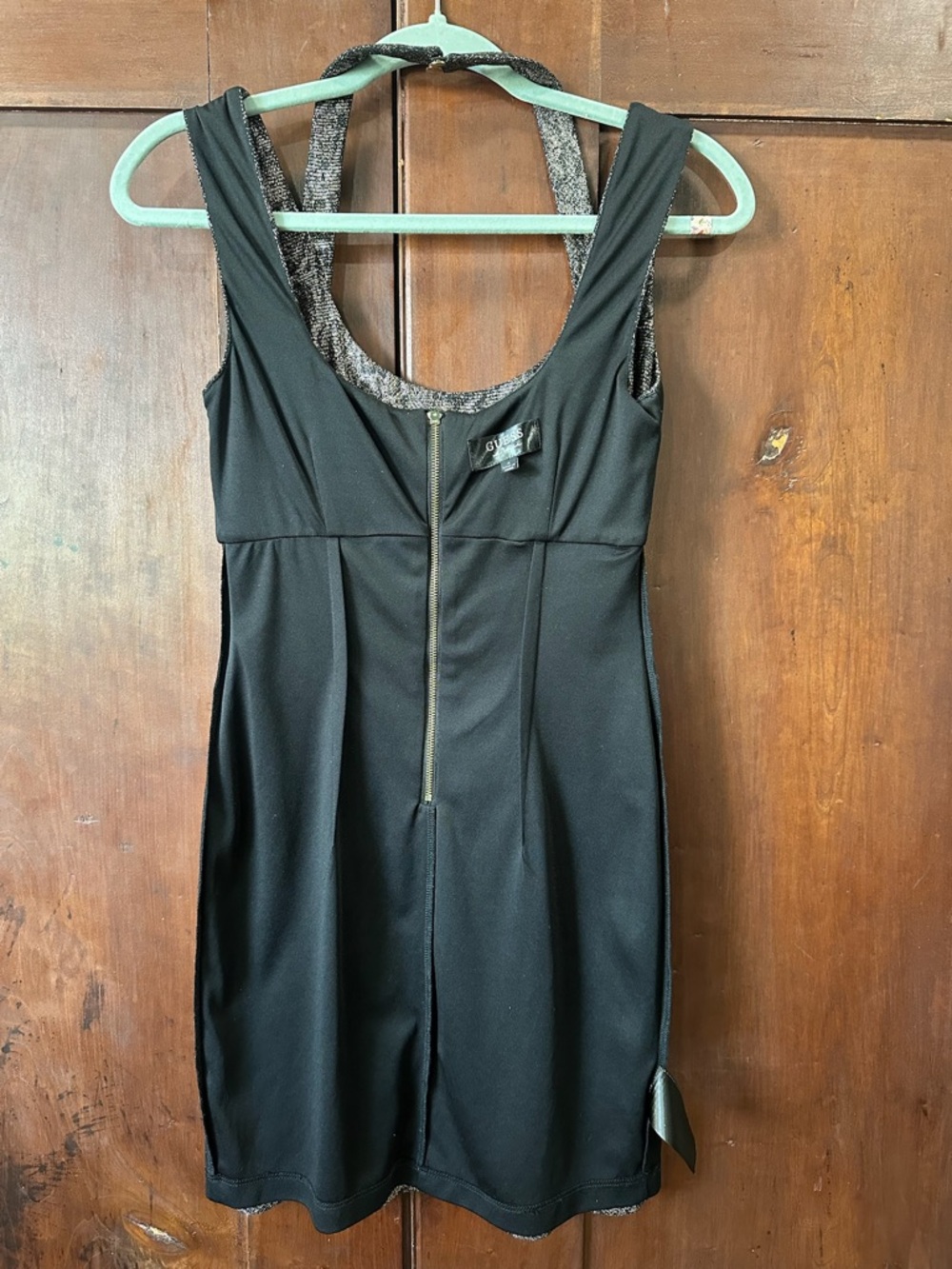 Shimmer Snake Print Mini Party Dress - Picture 9 of 16